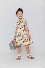 Load image into Gallery viewer, Girls Fatima Dress - Dog Park - Multi Dogs