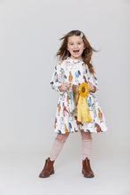 Load image into Gallery viewer, Girls Autumn Dress - Multi Horses