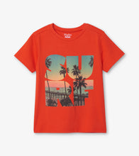 Load image into Gallery viewer, Surf Graphic Tee - Mandarin Red
