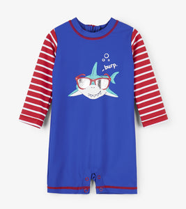 Cool Shark Baby Rashguard One-Piece