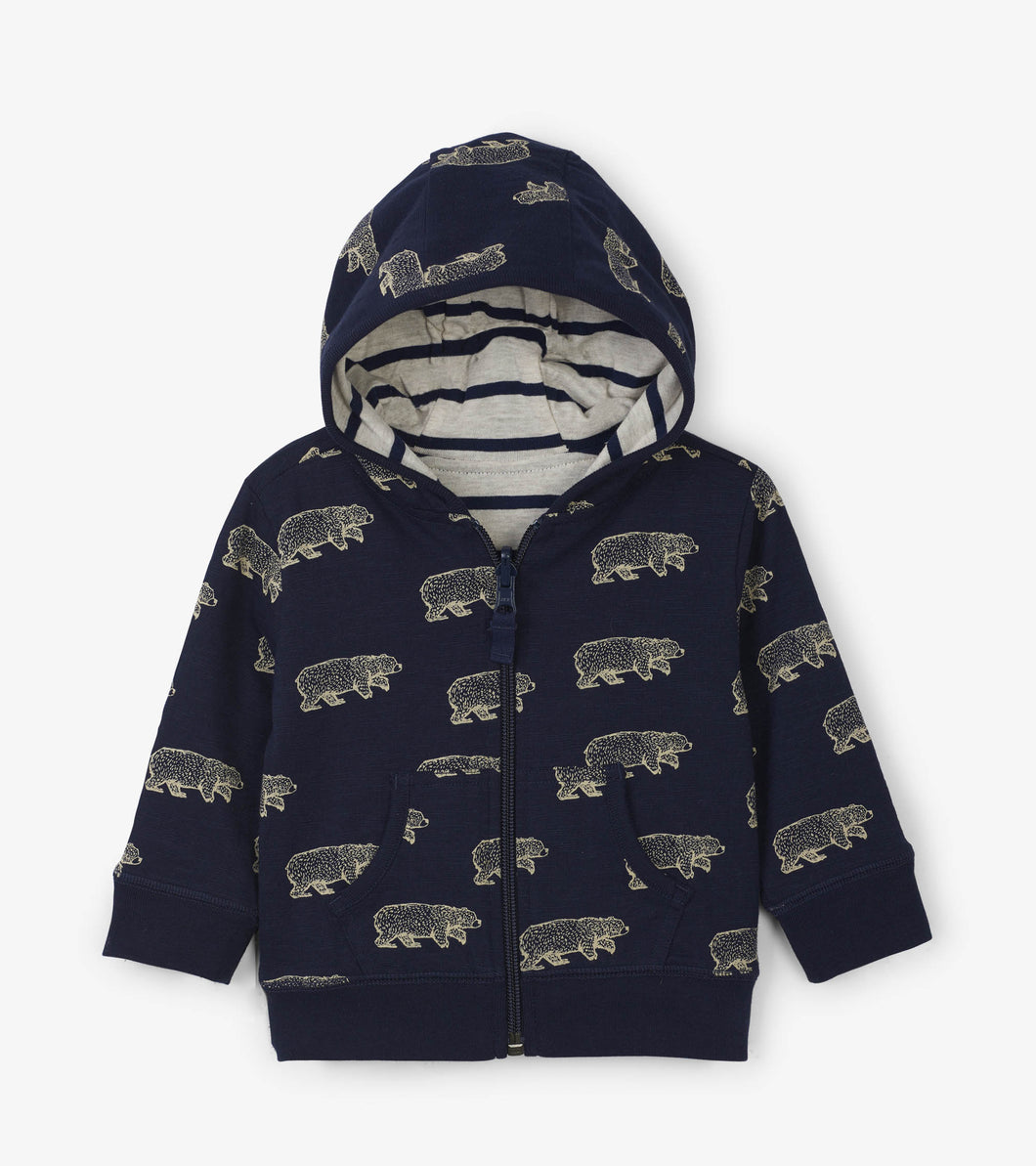 Band Of Bears Baby Reversible Hoodie