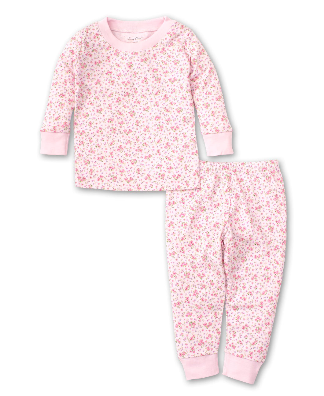 Dusty Rose Pajama Set Snug - Pink Print
