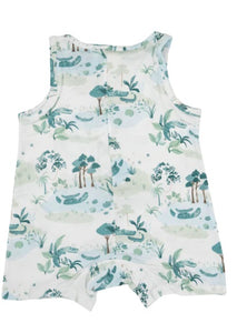ALLIGATOR POND Shortie Romper