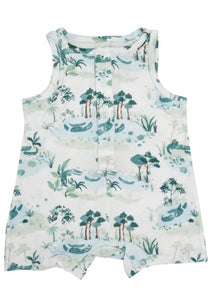 ALLIGATOR POND Shortie Romper