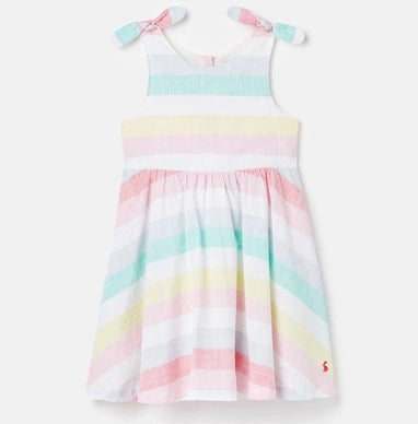Daisy Woven Dress - Multi Marl Stripe