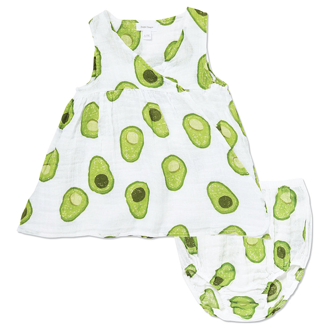 Avocado - Muslin Kimono Dress & Bloomer