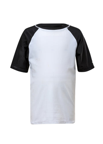 Black & White SS Rash Top