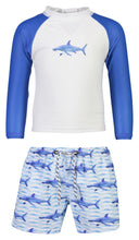 Load image into Gallery viewer, School Of Sharks Baby LS Set