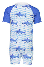 Load image into Gallery viewer, School Of Sharks SS Sunsuit