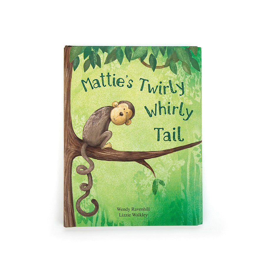 Mattie's Twirly Whirly Tail Book Jellycat