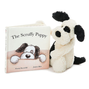 Scruffy Puppy Book Jellycat