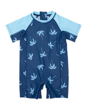 Load image into Gallery viewer, Baby Boy Beach Daze Surf Suit - Navy Sketchy Palm