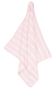 Chenille Blanket- Pink & Ivory