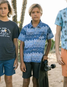 Cosmic Button Down Woven - Navy