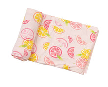 Load image into Gallery viewer, Citrus Swaddle Blanket 45X45