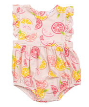 Load image into Gallery viewer, Citrus Apron Ruffle Sunsuit