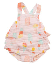 Load image into Gallery viewer, Cool Sweets Ruffle Sunsuit