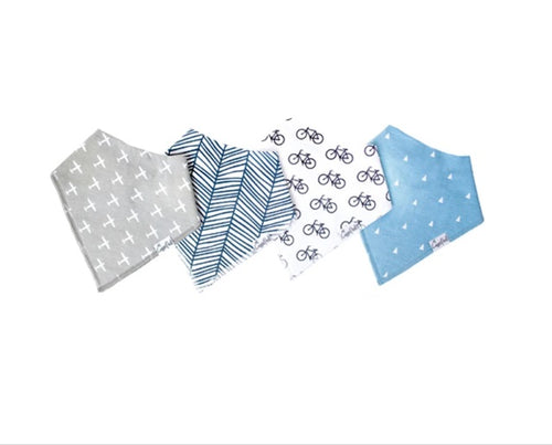 Cruise Baby Bandana Bib Set (4-pack)