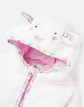 Load image into Gallery viewer, Cuddle Zip Through Character Fleece - White Sheep