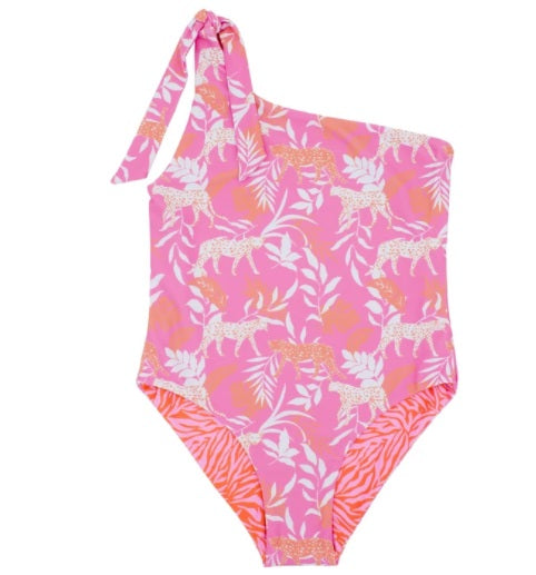 Day Dreamer Reversible Swimsuit - Coral Crush