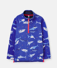 Load image into Gallery viewer, Dale Printed half zip sweatshirt - Blueshark