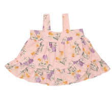 Load image into Gallery viewer, EYELET DAFFODIL BOUQET Wrap Ruffle Top &amp; Ruffle Leg DIaper Cover