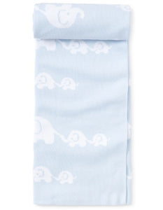 Elephant S14 Novelty Blanket - Light Blue