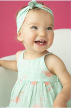 Load image into Gallery viewer, FLAMINGO - MUSLIN ROMPER W/  BOW BACK
