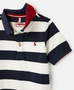 Filbert Stripe Polo Shirt - Navy Stripe