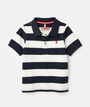 Load image into Gallery viewer, Filbert Stripe Polo Shirt - Navy Stripe