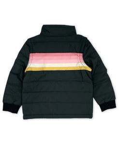 First Light Puffer Jacket/Vest - Sunset Stripe
