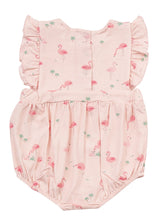 Load image into Gallery viewer, Flamingos Ruffle Sunsuit