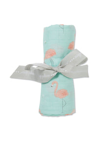 Flamingo Muslin Swaddle Blanket
