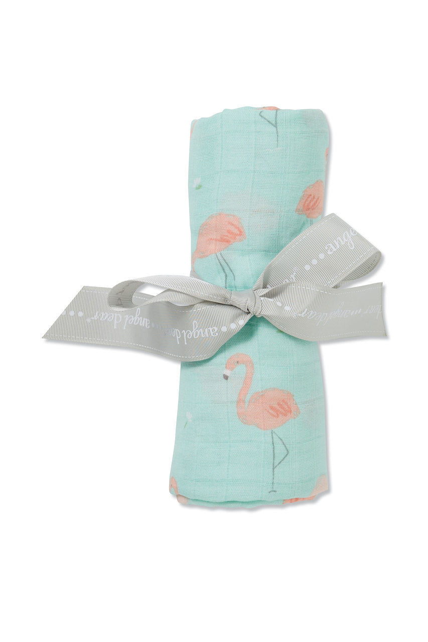 Flamingo Muslin Swaddle Blanket