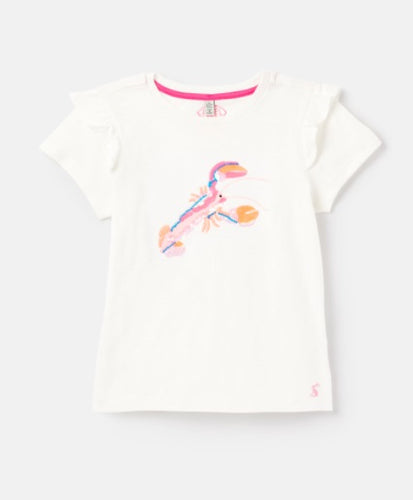 Gaze Artwork Top - White Lobster