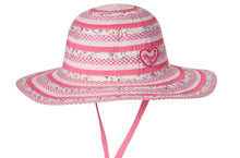 Load image into Gallery viewer, Girls Floppy Hat - Sweetheart - Pink