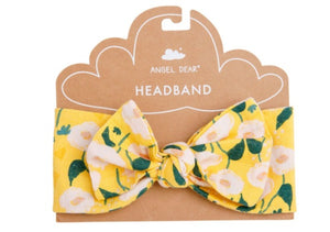 Golden Floral Headband Yellow