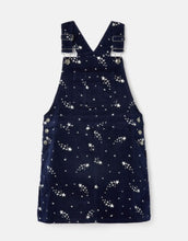 Load image into Gallery viewer, Kimberly Cord Pinafore Dress - Navy Star