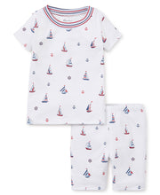 Load image into Gallery viewer, Pj&#39;s Sails Short Pajama Set