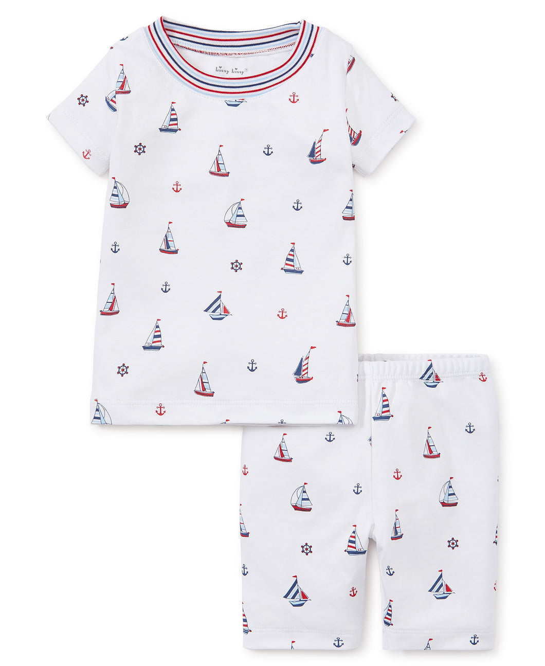 Pj's Sails Short Pajama Set