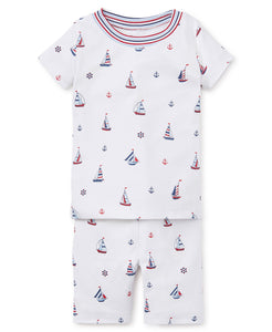 Pj's Sails Short Pajama Set