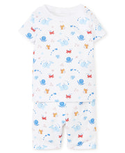 Load image into Gallery viewer, Under the Sea Short Pajama Set Blue