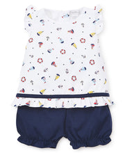 Load image into Gallery viewer, Summer Sails Sunsuit Set