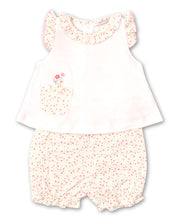 Load image into Gallery viewer, Spring Whispers Sunsuit Set MIX - White/Pink