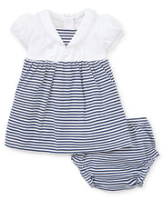 Load image into Gallery viewer, Summer Sails Stripe Dress Set