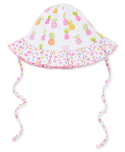 Pineapples Reversible Print Infant Hat