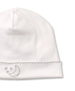 Pique Night Moon Hat - White