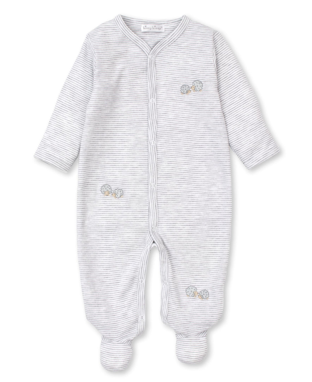 Hedgehog Haven Footie STR - Grey