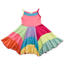 Load image into Gallery viewer, Hot Air Balloon Dress - Rainbow