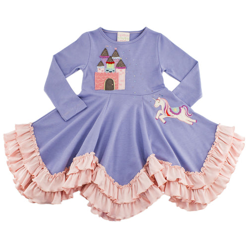 Unicorn Princess Dress - Persian Violet
